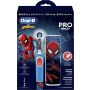 Oral-B | Vitality PRO Kids Spiderman | Electric Toothbrush with Travel Case | Rechargeable | For children | Blue | Number of bru - 3